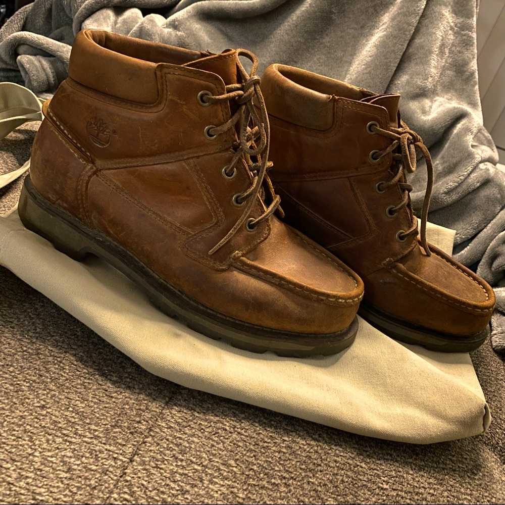 Vintage Leather Timberland Chukka Goretex Boots